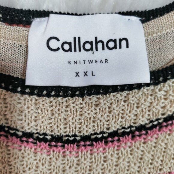 Callahan Knitwear Chic Boho Rosario Sleeveless Bodycon Knit Dress Size XXL NWT - Picture 10 of 15